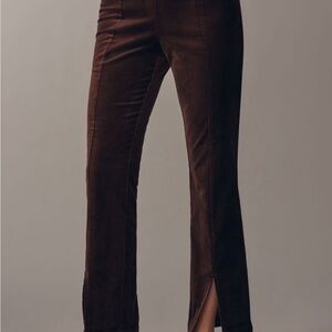Mauve Chocolate Brown Straight Leg Pants NWT